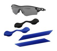 HiCycle2 Sunglasses nose pads Replacement for Oakley Radar Path/RadarLock Path/Radar EV Path Series Sunglass Repair Kits(Blue Temple+(Blue&Black) Nose Pads)