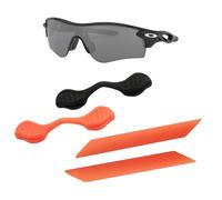 HiCycle2 Sunglasses nose pads Replacement for Oakley Radar Path/RadarLock Path/Radar EV Path Series Sunglass Repair Kits(Orange Temple+(Orange&Black) Nose Pads)
