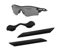 HiCycle2 Sunglasses nose pads Replacement for Oakley Radar Path/RadarLock Path/Radar EV Path Series Sunglass Repair Kits(Black Temple+Black Nose Pads)