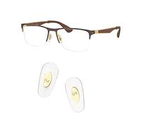 HiCycle2 Sunglasses Nose Pads Replacement for Ray-Ban RB6335 Glasses 14mm Repair Kits,Push-in Nose Pads Silicone Nose Pads Bonus Lens Cloth (gold)