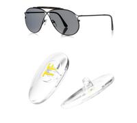 HiCycle2 Sunglasses nose pads Replacement for TOM Frod Glasses Repair Kits Screw-in nose pads Silicone nose pads Bonus Lens Cloth(15MM)(glod)