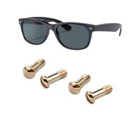 HiCycle2 Sunglasses Screws Replacement for RAY BAN RB2132 RB4165 RB4371 Sunglasses Repair Kit (Set of 4),Screwdriver(gold)