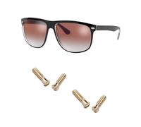 HiCycle2 Sunglasses Screws Replacement for Ray Ban RB4147 BR4184 RB4190 RB4175 Sunglasses Repair Kit (Set of 4),Screwdriver(gold)