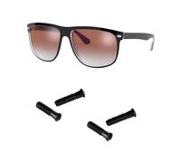 HiCycle2 Sunglasses Screws Replacement for Ray Ban RB4147 BR4184 RB4190 RB4175 Sunglasses Repair Kit (Set of 4),Screwdriver (black)