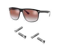 HiCycle2 Sunglasses Screws Replacement for Ray Ban RB4147 BR4184 RB4190 RB4175 Sunglasses Repair Kit (Set of 4),Screwdriver(silver)