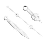 HiCycle2 Watch Hand Replacement for Rolex Submariner Watches Movement ETA 2824-2 2834-2 2836-2 2874 (Silver)