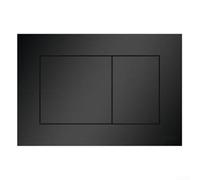 Hid-den Flush Panel, Plastic Dual Flush Plate, Wall Mounted Toilet Flush Panel For TECE Models 9240401, 9240407, 9240417 Models(Black（9240407）)