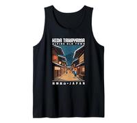 Hida Takayama Alpine Town Japan Kanji Character Souvenir Tank Top