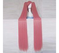 Hidan no Aria Kanzaki H Aria Pink 120CM Long Synthetic Hair Cosplay Costume Party Wig + 2 Ponytails + Wig Cap Vocaloid Pink