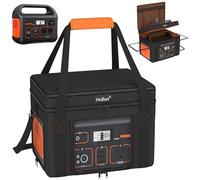 Hidbot Travel Carrying Case for Jackery Explorer 300,Portable Power Station Storage Bag for Jackery Explorer 300 with Waterproof Bottom, Side Ventilation Double Layer for Jackery Accessories,Bag Only