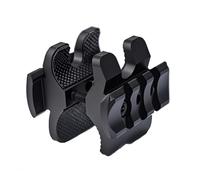 Hidcor Tactical Shotgun Clamp Mount with Rubber Pads Picatinny Rail Flashlight Accessories for 12Ga Mossberg 500/590, Maverick 88, Remington 870, SXP Defender
