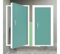 Hidden Access Door 40-90cmAluminum Frame White/Black/SilverInspection Port Cover for Easy Access & Stylish Access Panel (60cm x 80cm)