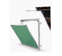 Hidden Access Door for Tile/Drywall, Floor Wall Ceiling Inspection Hatch for Plumbing/Hydrants, 6 8 10 12 14 16 18 20 24in Pop Out Access Panel Service Doors(350mm/14in)