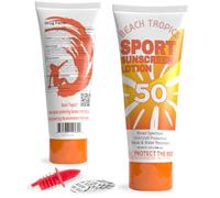 Hidden Alcohol Flask - Set of 2 XL 10oz Fake Sunscreen Alcohol Bottles Let You Sneak Booze Anywhere FREE Funnel Included by Classy Wino