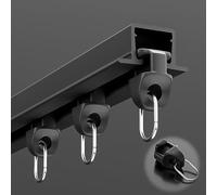 Hidden Aluminum Curtain Track2.2m (7.2ft) Ceiling Mount Sliding Rail with Corner ConnectorIdeal Room Divider System for Stylish Home Décor