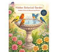 Hidden Botanical Garden: Sound Edition: Hidden Vines & Blooming Petals | A Forgotten Sanctuary Coloring Book (CozyColor Sanctuary)