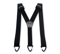 Hidden Braces for Men Trousers, Mens Braces for Trousers with Strong Clips，Y Shaped Adjustable Brace/Suspender with 3 Sturdy Snap Loop (1.54" Wide) (Black)