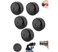 Hidden Camera HD Night Vision, No Wifi or Electricity Required, Tiny and Easy to Install, Remote Wifi Real-Time Viewing, Wireless Motion Detection Surveillance Cam, 1080p Mini Nanny Cam for Home(5pcs)