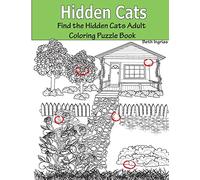 Hidden Cats: Find the Hidden Cats Adult Coloring Puzzle Book