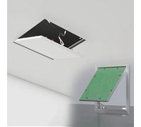 Hidden Ceiling Access Panel, Drywall Inspection Door Removable Plumbing Inspection Hatch Door,with Wire Lock,Flip Down to Open,for Wiring Heating Pipe Cable