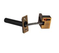 Hidden Chain Household Anti-Lock Door Bolt Buckle Lock Black Hotel Safety for Door(Yellow Bronze)