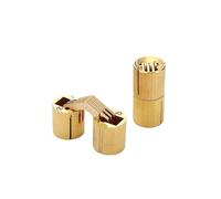 Hidden Cross Hinge 2PCS 8mm-18mm Barrel Concealed Hinges Cylindrical Hidden Cabinet Door for Furniture Hardware Support(Color 1-Type 1)