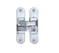 Hidden Cross Hinge, Hidden Cross Hinge Zinc Alloy 3D Adjustable 180 Degree Flat Folding Door Multicolor 3 Pcs(Small Right 3)