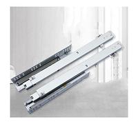 Hidden Der Slides 250mm 300mm 350mm 3 Fold Full Exteon Metal Runners Soft Close Push to Open 45kg Load Capaci Concealed Der Hardware