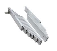Hidden Dining Table Extension Rail, Full Extension Aluminum Support for Concealed Desk Tops, 1270mmIdeal for Seamless Table Expansions and Space Optimization