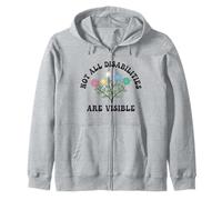 Hidden Disabilities, Visible Support: Raise Awareness Zip Hoodie