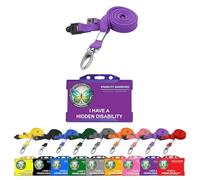 Hidden Disability Butterfly Awareness Badge Symbolising Change and Development. (Purple Butterfly) Quantum Leap