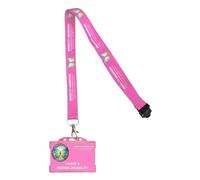 Hidden Disability Lanyard Awareness Badge from Quantum Leap with Butterfly Lanyard Symbolising Change and Development for The Hidden Disability Community (Printed Butterfly Lanyards Pink)