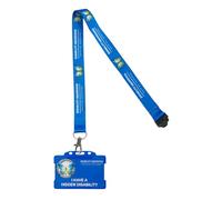 Hidden Disability Lanyard Awareness Badge from Quantum Leap with Butterfly Symbolising Change and Development for The Hidden Disability Community (Printed Butterfly Lanyard Blue)