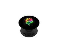 Hidden Disability Sunflower Splash Adult Art PopSockets Adhesive PopGrip