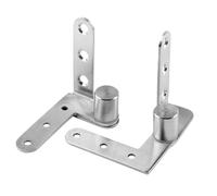 Hidden Door Hardware - Rotation Hinges 270 Degree Opening, Concealed Shaft Mounting Kit for Bookshelf Entry, Storage Wall, Closet, Cupboard, Shed Access, Secret Passage Mechanism