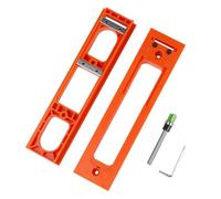 Hidden Door Hinge Jig & Mortise Template Kit for 2-1/2" to 6" Hinges, Tool-Free Adjustable Installation Kit for Invisible/Concealed Doors and Wooden Door Frames
