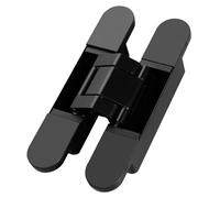 Hidden Door Hinges, Cross Hidden Hinges, 180 Degrees Adjustable Opening Angle 3D Folding Hinge with Hex Wrench Screws for Wooden Door 40kg