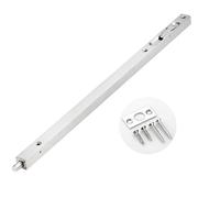 Hidden Door Lock, 304 Stainless Steel Security Door Bolt Latch,French Door Slide Bolt Lock, Double Door Lever Action Flush Door Bolt Latch,Silver-40in/101.5cm