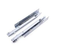 Hidden Drawer2Fold ExtensionDrawer Rails for Kitchen & Furniture 100kg Load Capacity Concealed Drawer Runners for Smooth Operation