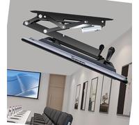 Hidden Drop Down TV Lift - Motorized Ceiling TV Mount, Fits 32-70 Inch Motorized TV Stand, Telescopic Electric TV Lift with Auto Lifting, 0-85° Flip Down