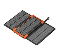 Hidden Flip Solar JNPGVTCD Charges Four Devices Simultaneously Outdoor Supports Wireless Charging,Orange-20000mAh