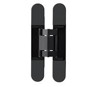 Hidden Folding Self Closing Hinge Three-Dimensional Adjustable Wooden Door 180° Opening Invisible Gate Fittings Furniture Hardware Hinges(Nero)
