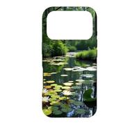 Hidden Forest Pond Water Lily Woodland Landscape Artwork Case for iPhone 17 Pro