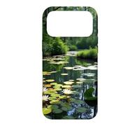 Hidden Forest Pond Water Lily Woodland Landscape Artwork Case for iPhone 17 Pro Max