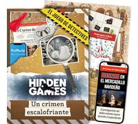 Hidden Games Escena del crimen - Un crimen escalofriante - Español - Juego realista de escenas del crimen, emocionante juego de detectives, juego escape room