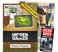 Hidden Games - Murder Mystery Case File | Catch the Cryptic Killers | Cold Case Story with Cases and Clues Game | Murder Mystery Dinner Party | Detective | Green Poison