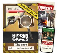 Hidden Games® - Murder Mystery Games for Adults | Solve an Unsolved Case File | Catch the Cryptic Killers | Detective Game with Cold Case Files | Murder Mystery Game | The Case of Little Gomersal