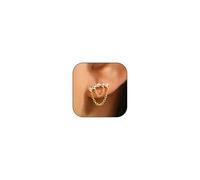 Hidden Helix Dangle Earrings for Women Floating Helix Jewelry Hypoallergenic Cartilage Stud Earring Piercing Flat Back Earrings for Women, One Size, Metal, No Gemstone