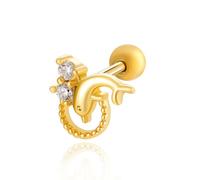 Hidden Helix Earring Dangle Threadless Flat Back Earrings for Women Helix Piercing Jewelry Hypoallergenic Cartilage Earring for Multiple Piercing Small Flatback Stud Earrings Womens Gifts for