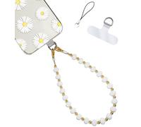 Hidden Hollow Beads Cell phone charm Wrist strap tether tab wristlet anti-drop hands free fits most cases and accessories, 10.5 Inches, 19 Strand Wire with 58 Pound Breakpoint, No Gemstone